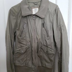 H&M L.O.G.G. Utility Jacket - Olive - L